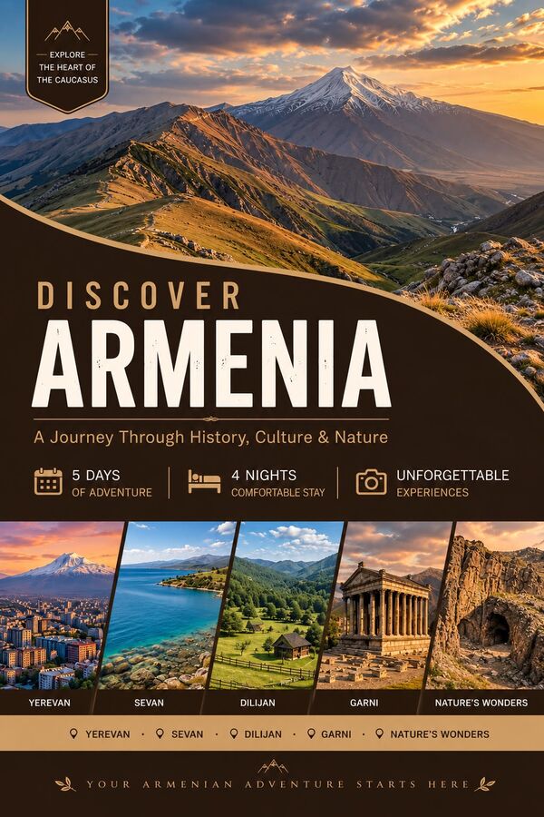 Հայաստանի դասական ուղևորություն՝ 5 օր